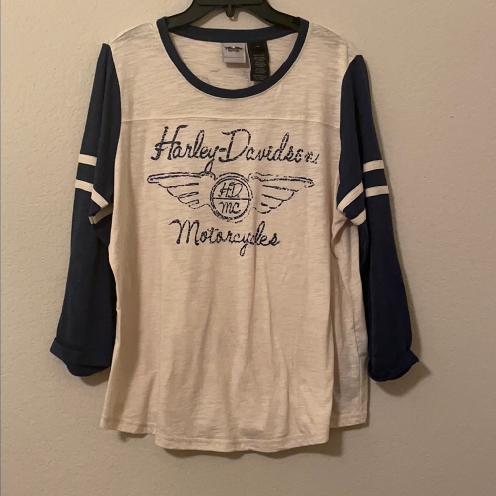 Harley Davidson baseball tee